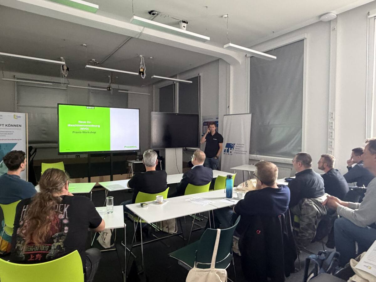 Praxis-Workshop zur neuen EU-Maschinenverordnung (MVO) an der TH Wildau